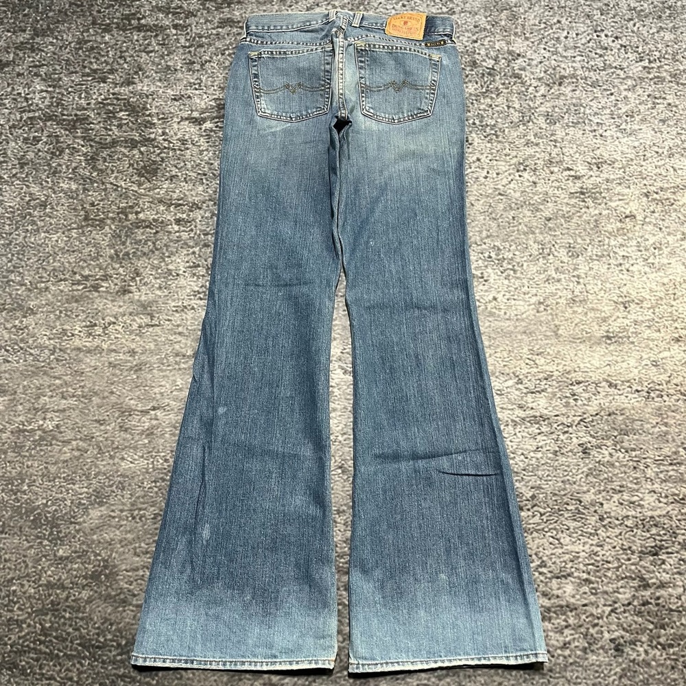 Rare Vintage Lucky Brand Light Blue Mid-Rise Flared Jeans